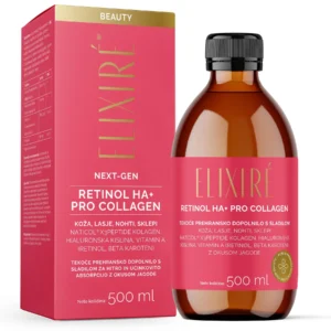 RETINOL HA+ PRO COLLAGEN, okus jagode 500ml