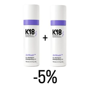 K18 Airwash suhi šampon, 2 x 118 ml